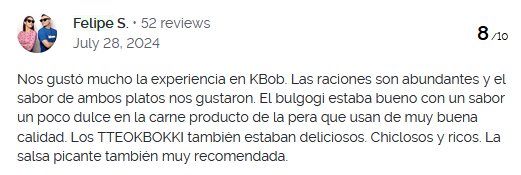 K-Bob | Restaurante Coreano